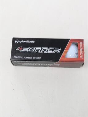 TaylorMade Taylor Made Burner Golf Balls-60 Compression-Sleeve of 3